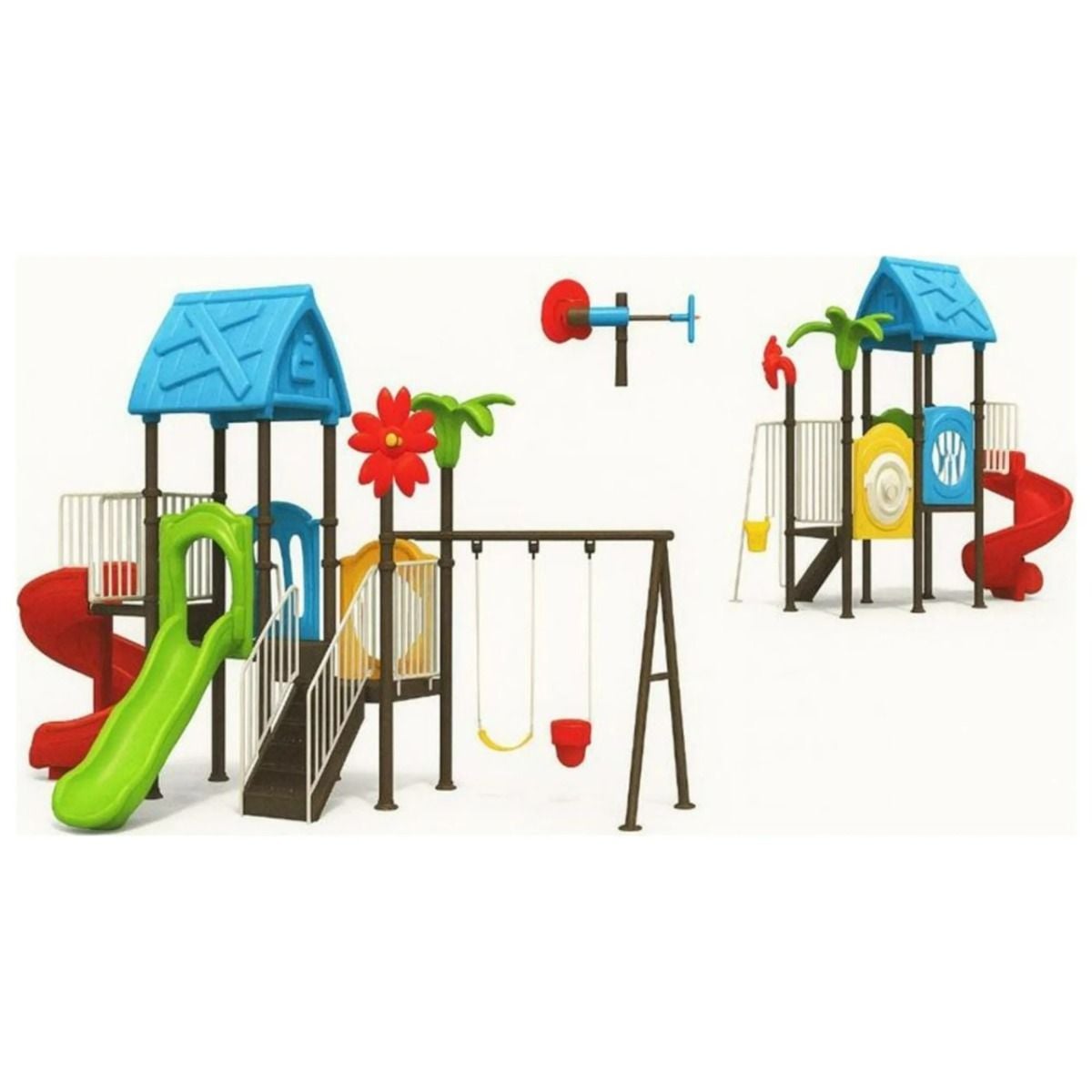 Gambol - Fun Backyard Park With 2 Swings & 2 Slides - image 3