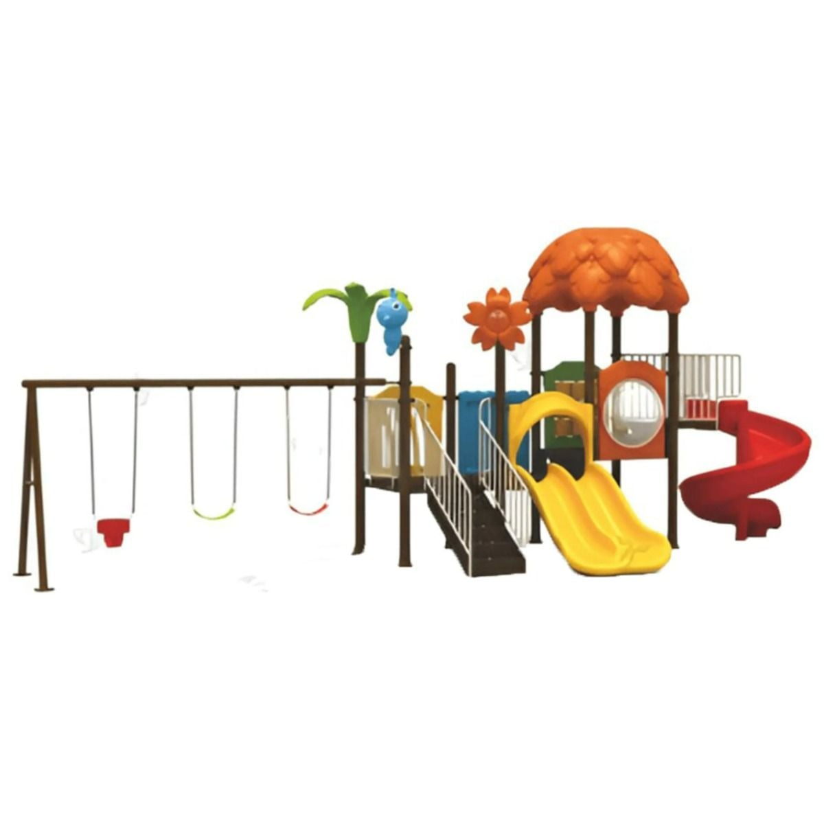 Gambol - Mega All Round Playground Slides And Swings - main image