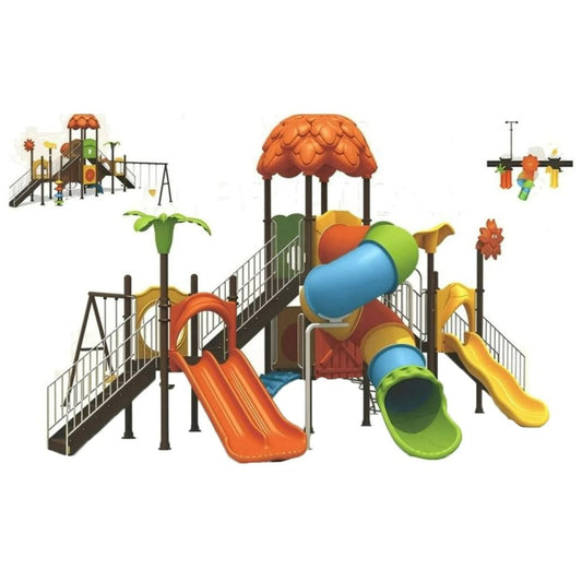 Gambol - Frisky Little Adventure Playground With 3 Swings & 3 Slides - image 2