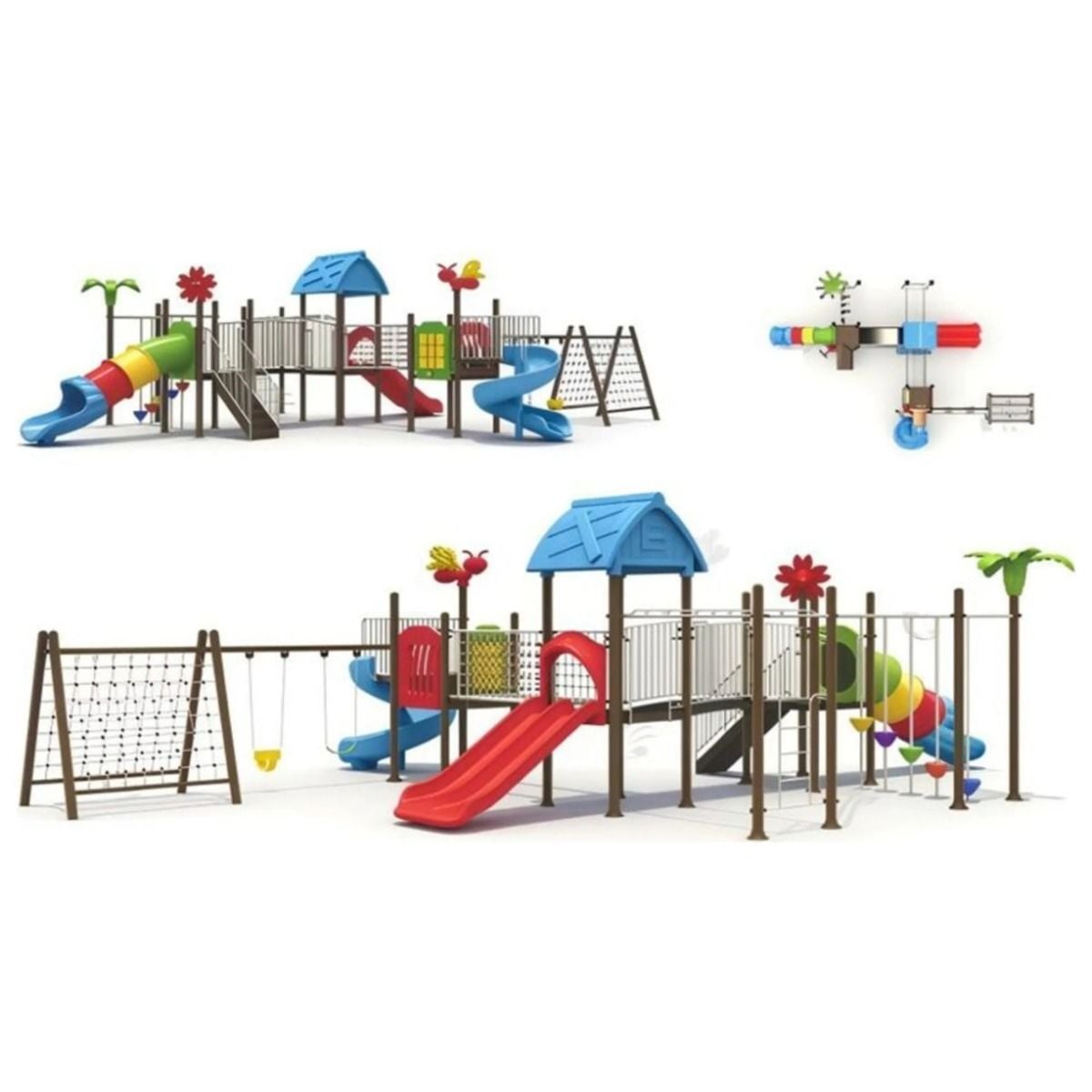 Gambol - Fun Park With 3 Slides, 2 Swings & Climbing Range - image 3