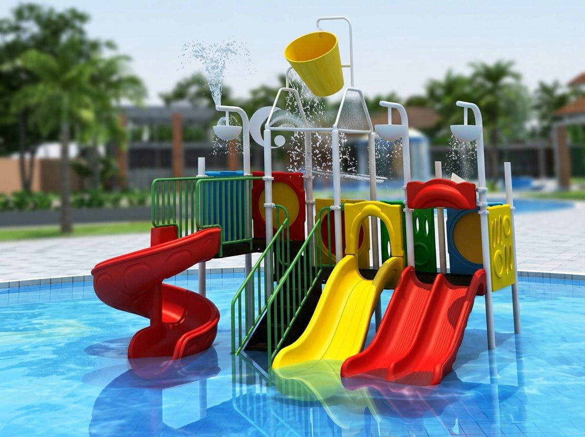 Gambol - Kids PlayOasis Adventure Splash Tower Playground - image 2