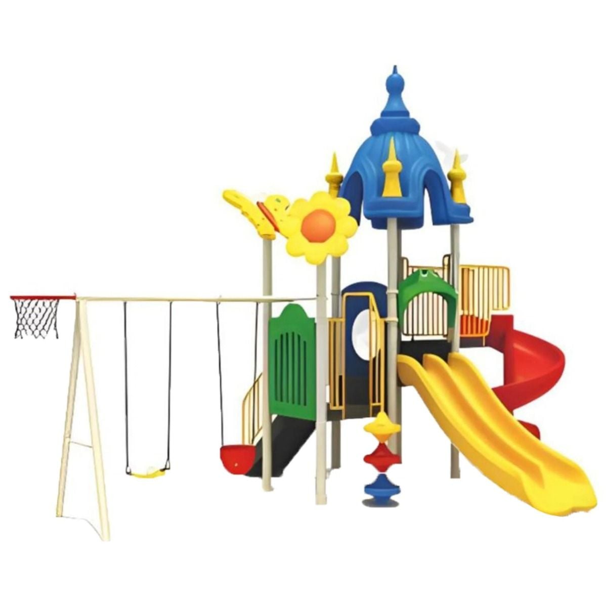 Gambol - Discovery Playland With 2 Swings & 2 Slides - image 3
