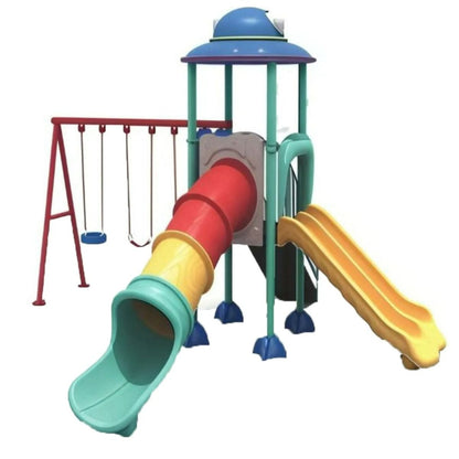 Gambol - Premium Ultimate Outdoor Play With 3 Swings & 2 Slides - main image