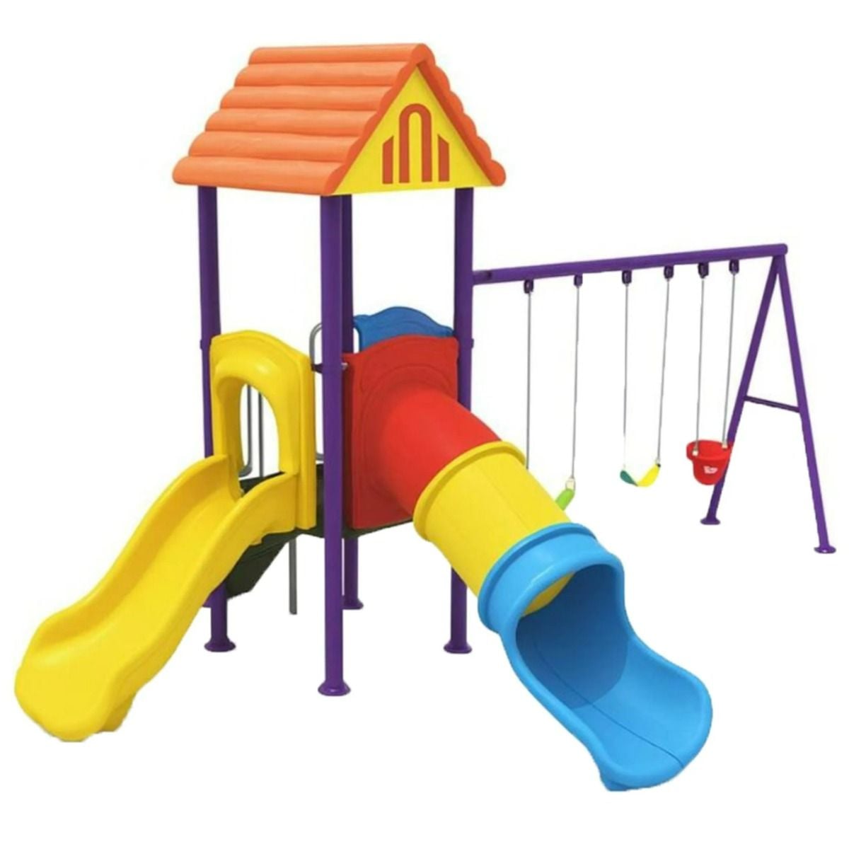 Gambol - Kids Explorer Tower With 3 Swings & 2 Slides - main image