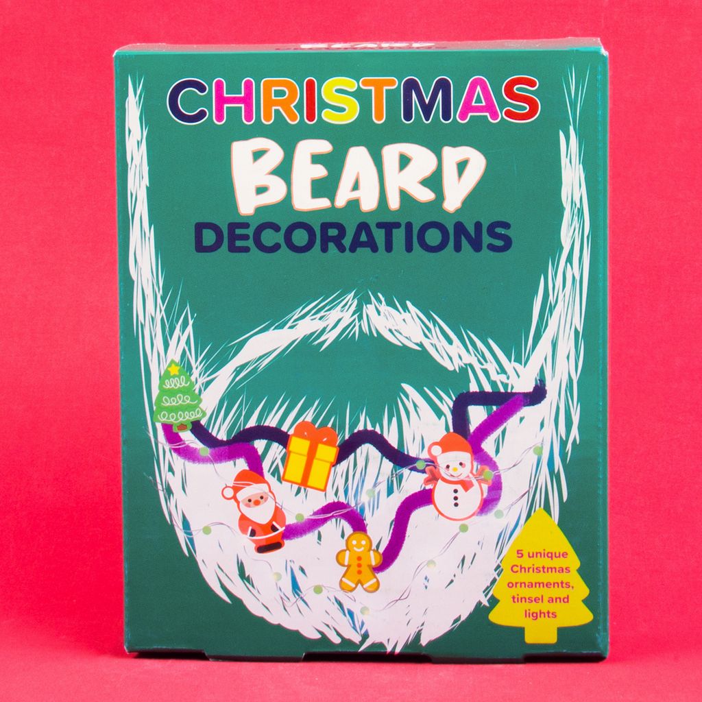 Fizz Creation Christmas Beard Decorations With Lights - Marah Kids