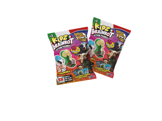Italian Brainrot Mystery Bag - 5 Inch Figurines + 3 Cards - Marah Kids
