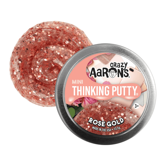 Crazy Aaron's - Mini Rose Gold - 2 Thinking Putty Tin for EU - Marah Kids