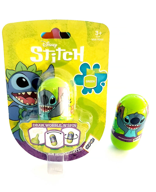 Disney Stitch Wobbler Highlighter With Backer Card