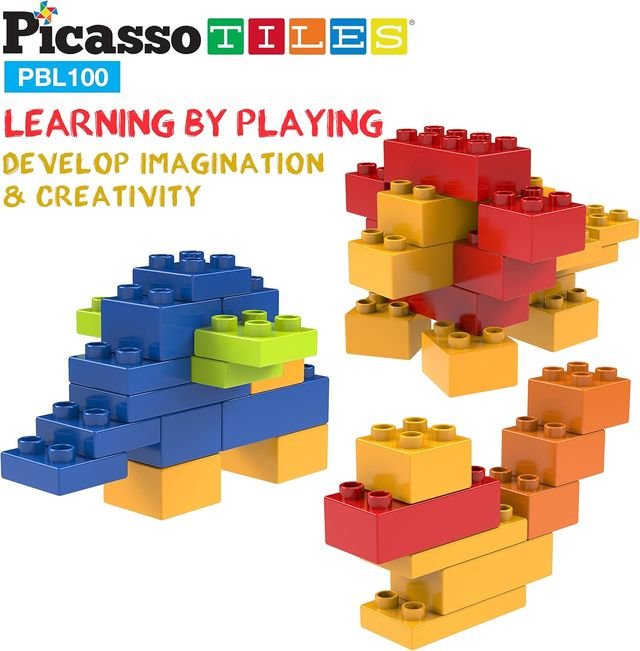Picasso Magnetic Building Blocks 100 - pieces - Marah Kids
