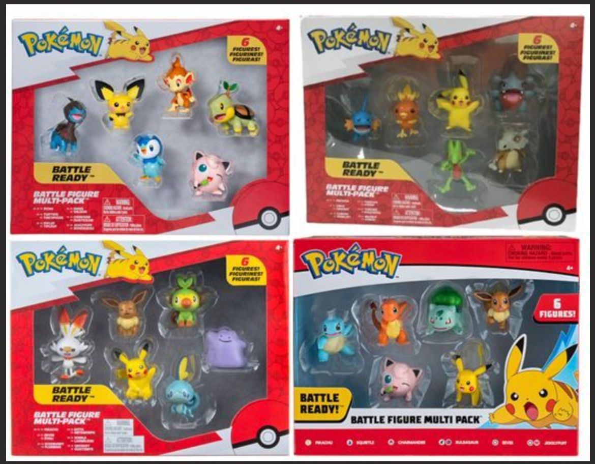 Pokemon Battle Figure Multipack 1 Pack - Comes in assorted figures - Marah Kids