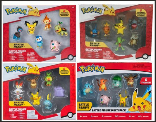 Pokemon Battle Figure Multipack 1 Pack - Comes in assorted figures - Marah Kids