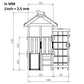 Wood Kraft Kids – Kids Sports complex with slide - product image 3