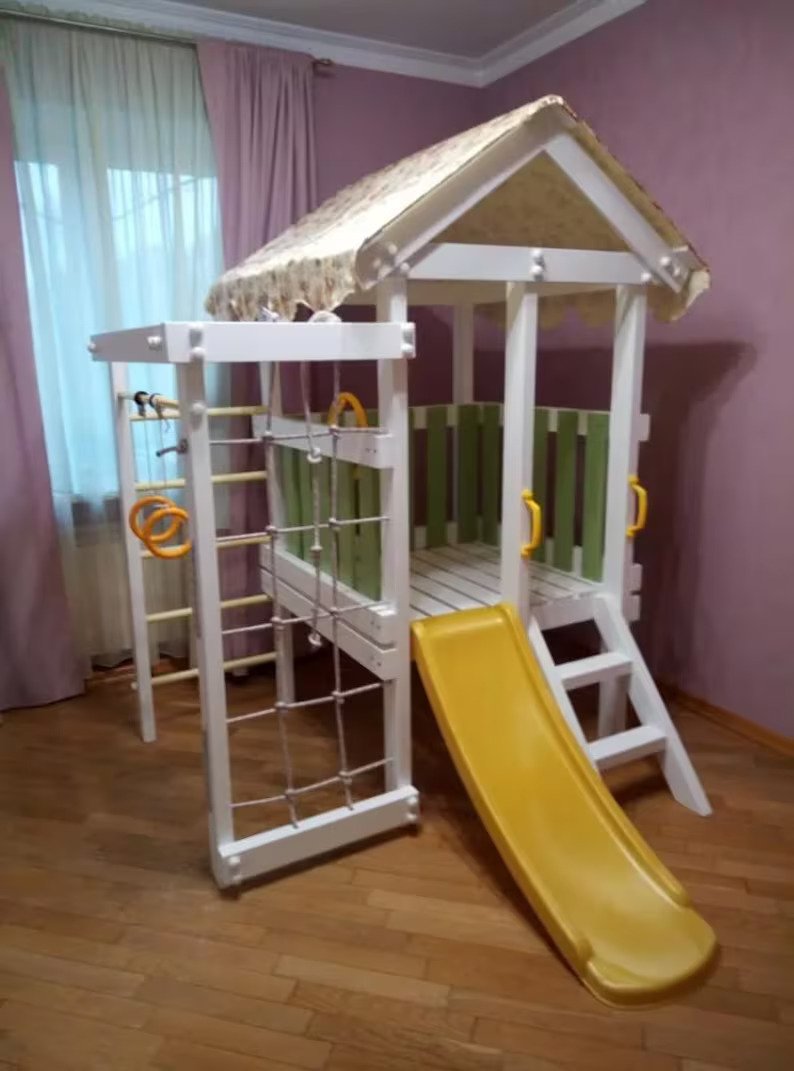 Wood Kraft Kids – Kids Sports complex with slide - main product image