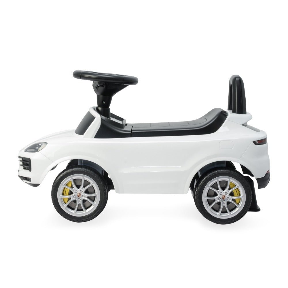 Porsche licensed Foot To floor Baby Push Car - White - Marah Kids