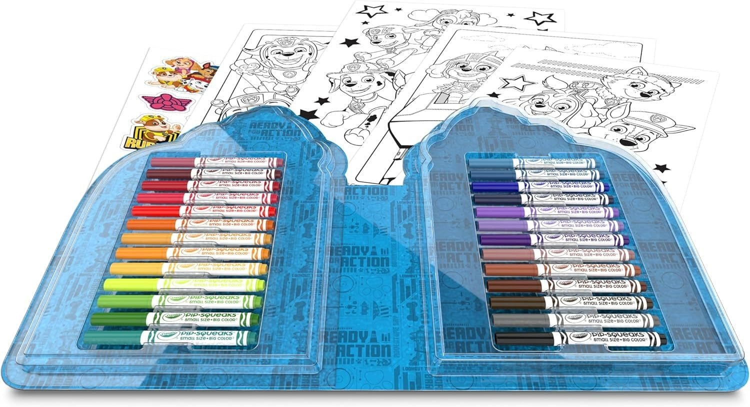 Crayola Paw Patrol Coloring Case – 45 pcs - Marah Kids