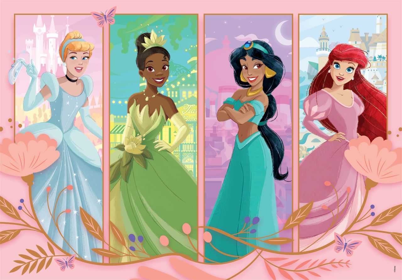 Clementoni Puzzle Disney Princess Chatting 2x60 - pieces - Marah Kids