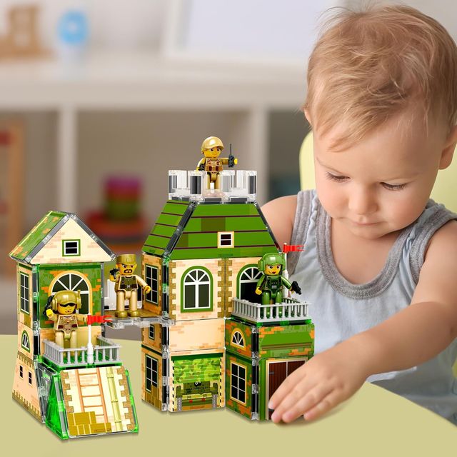 Picasso Magmetic Tiles Ninja Troop Theme 102 - pieces - Marah Kids