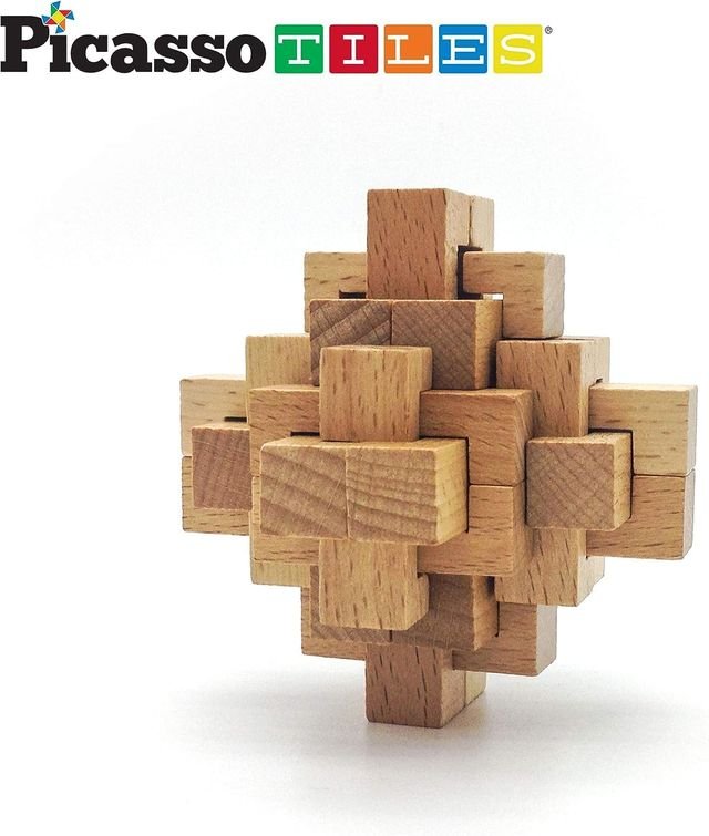Picasso Magnetic Wooden Interlocking Puzzle 8 - pieces - Marah Kids