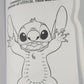 Disney Stitch Activity Book And Shaped Crayons