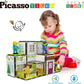 Picasso Magnetic Tiles Homestead Family Theme 65 - pieces - Marah Kids