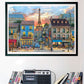 Clementoni Puzzle HQC Street of Paris+Poster 1000 - pieces - Marah Kids