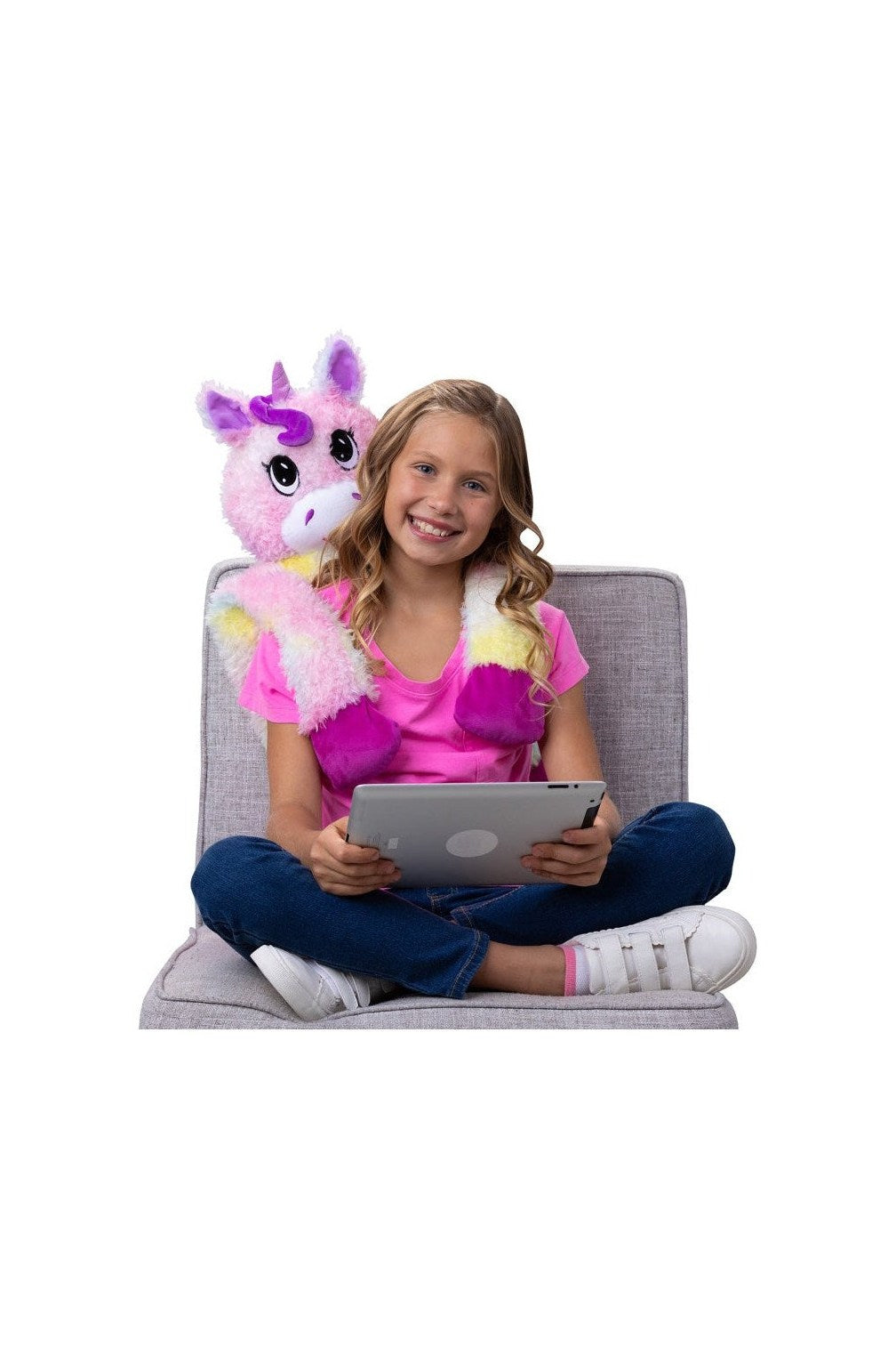 Little Big Hugs Unicorn Hugging Plush Toy