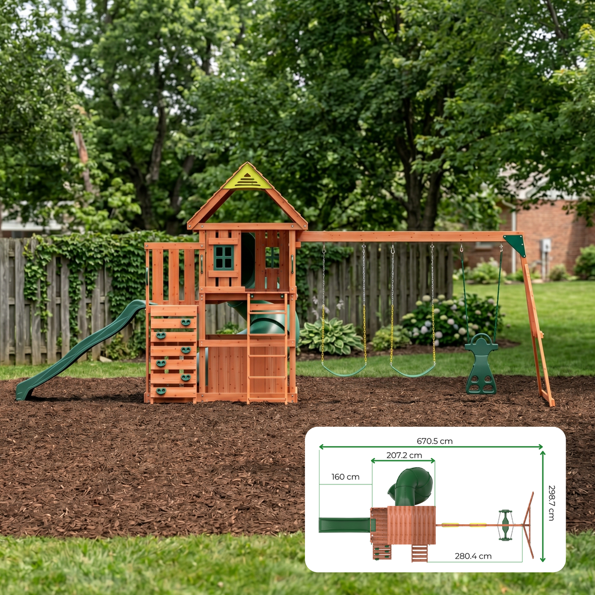 Kiddoro - Little Heroes HQ Swing Set - image 17
