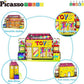 Picasso Magnetic Tiles Toy Shop 60 - pieces - Marah Kids