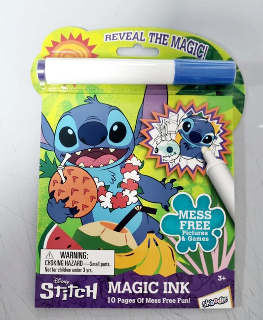 Disney Stitch Magic Ink Book
