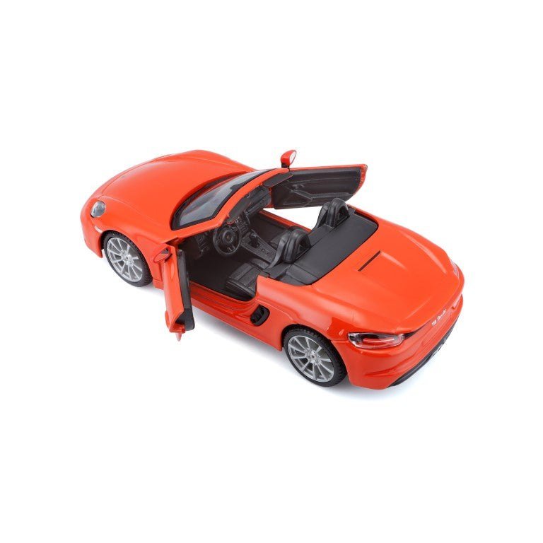 Bburago 1:24 Scale Porsche 718 Boxster Ã¢â‚¬â€œ Orange - Marah Kids