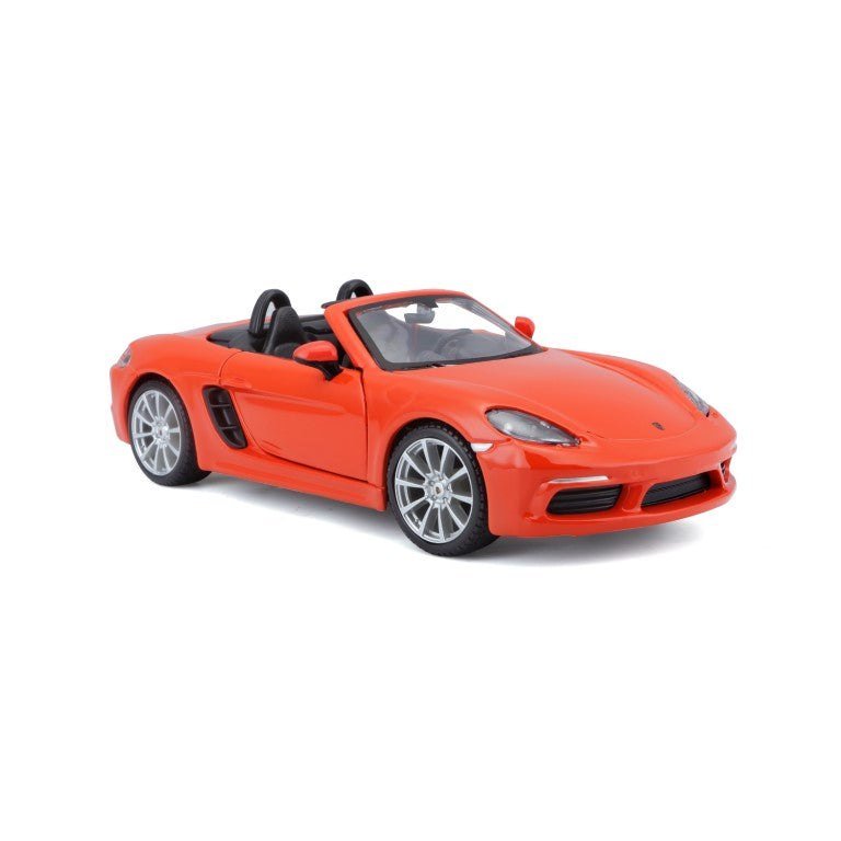 Bburago 1:24 Scale Porsche 718 Boxster Ã¢â‚¬â€œ Orange - Marah Kids