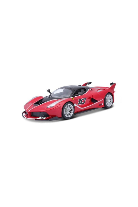 سيارة فيراري FXX-K #10 مصبوبة بمقياس 1/24 من Bburago (أحمر) 