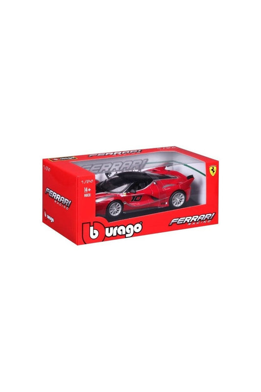 سيارة فيراري FXX-K #10 مصبوبة بمقياس 1/24 من Bburago (أحمر) 