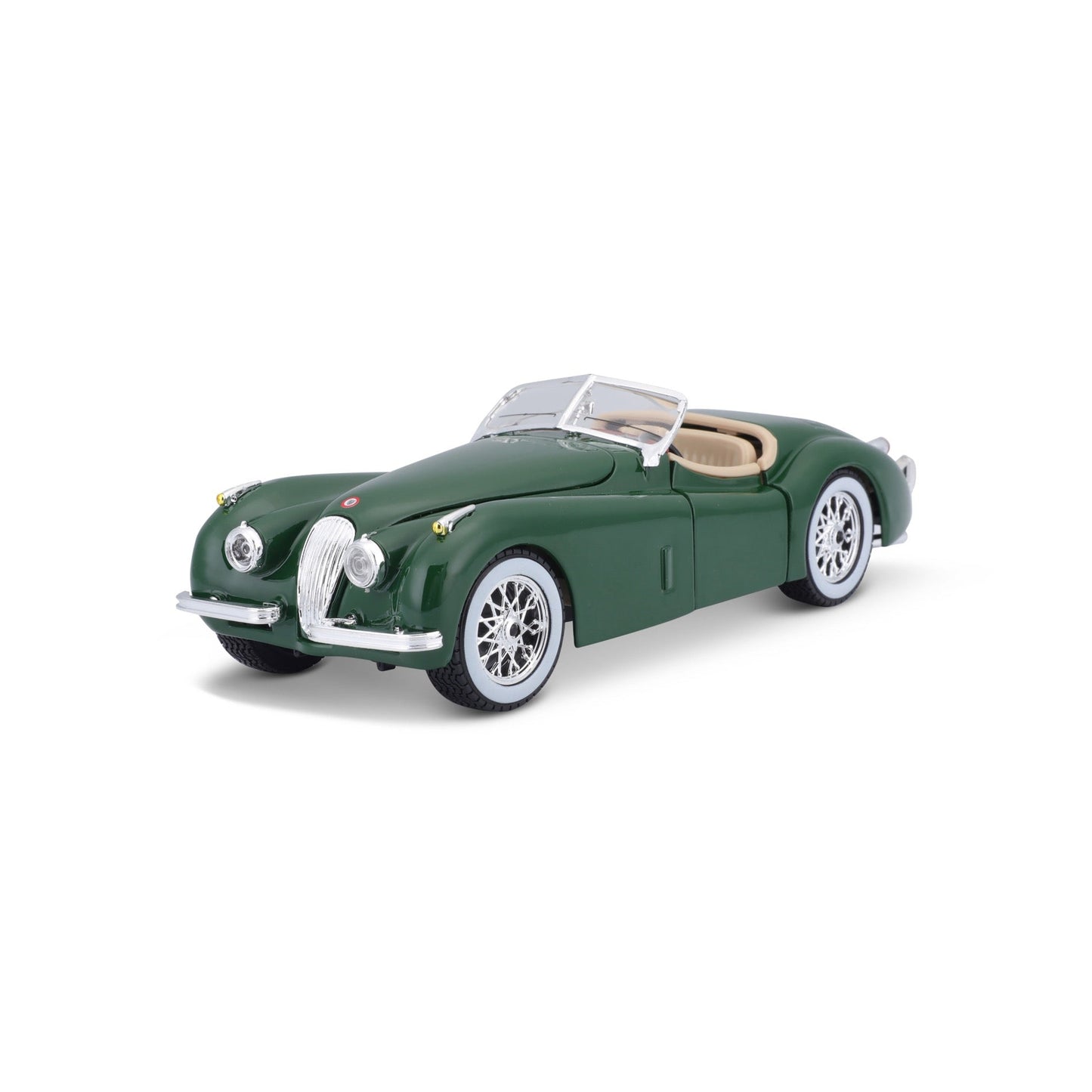 Bburago 1:24 Scale Jaguar XK 120 Roadster (1951) Ã¢â‚¬â€œ Green