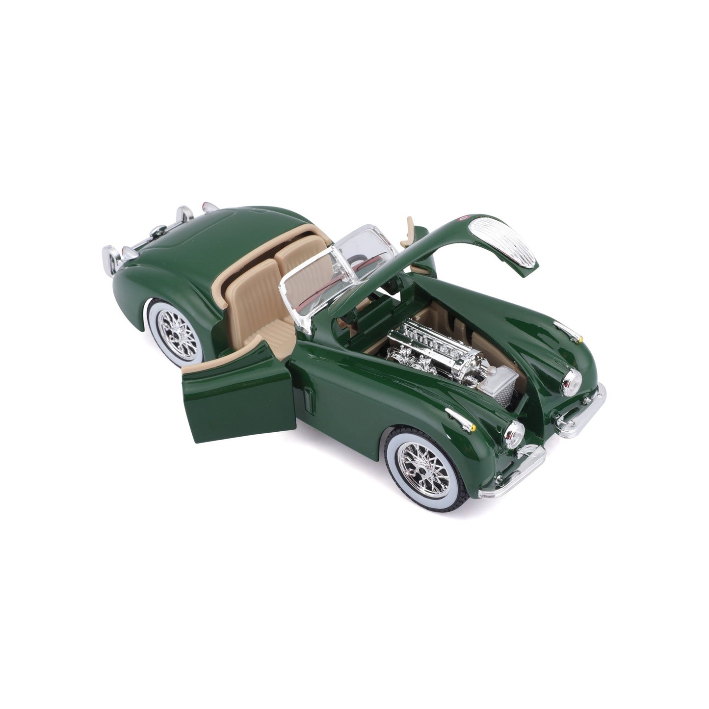 Bburago 1:24 Scale Jaguar XK 120 Roadster (1951) Ã¢â‚¬â€œ Green