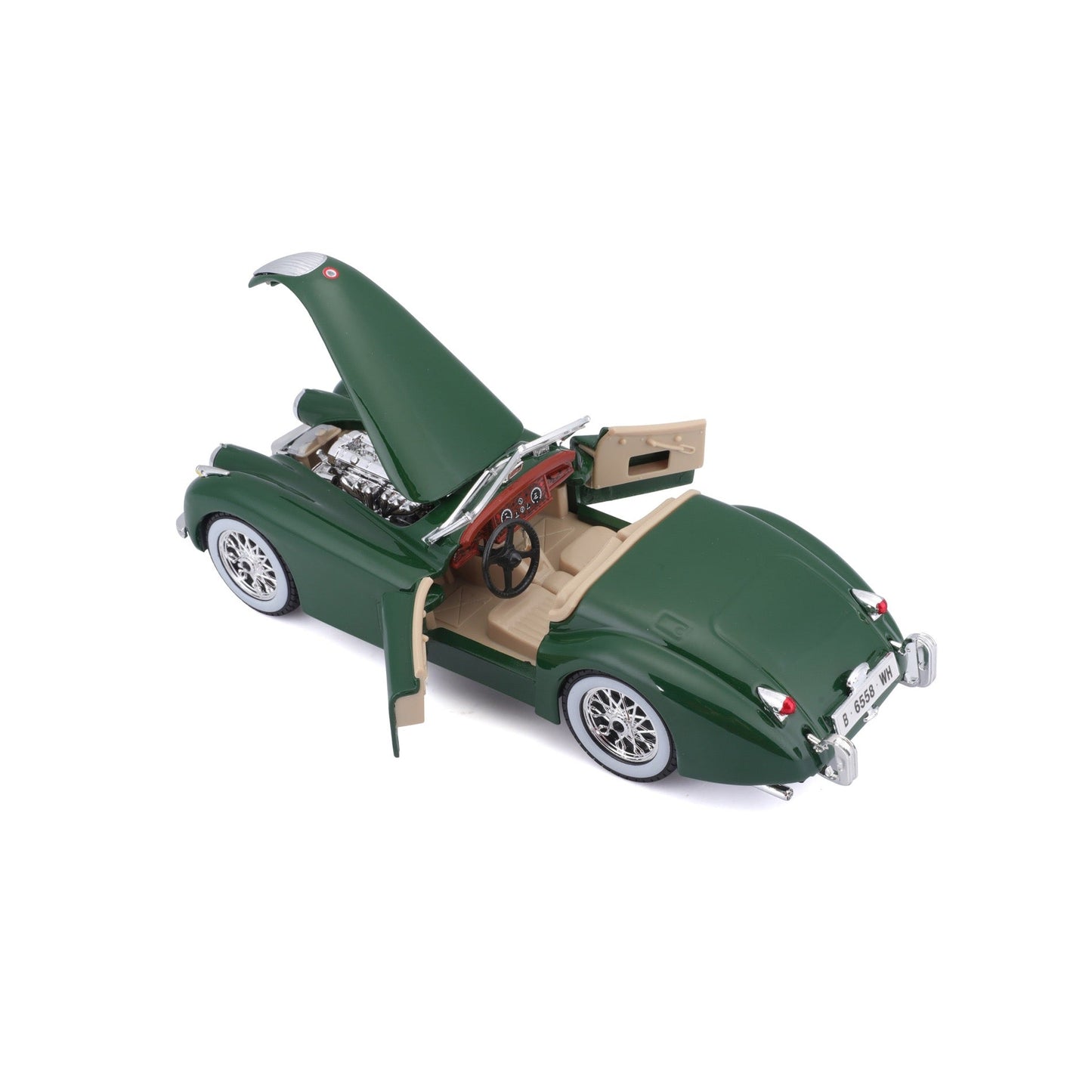 Bburago 1:24 Scale Jaguar XK 120 Roadster (1951) Ã¢â‚¬â€œ Green