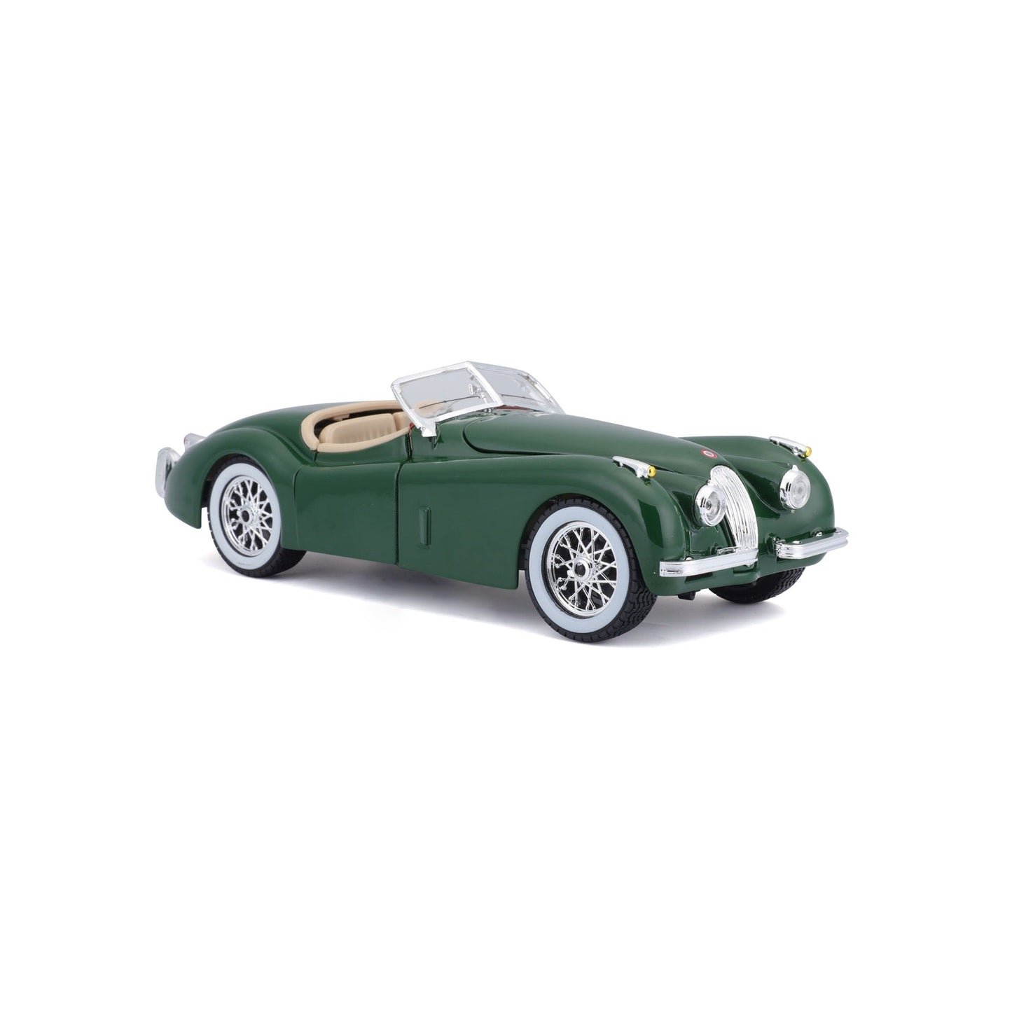 Bburago 1:24 Scale Jaguar XK 120 Roadster (1951) Ã¢â‚¬â€œ Green