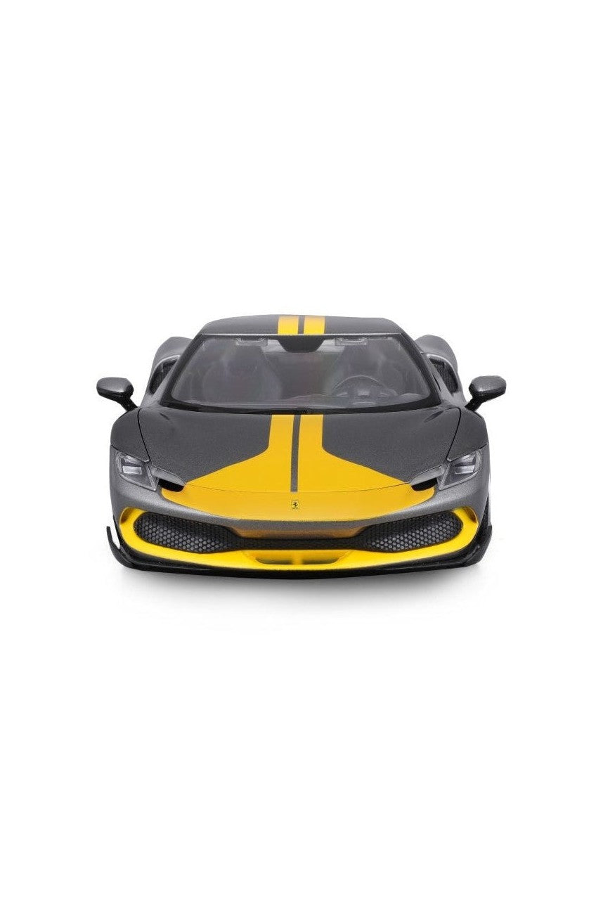 Bburago Ferrari 296 GTB Assetto Fiorano Grey Diecast Model