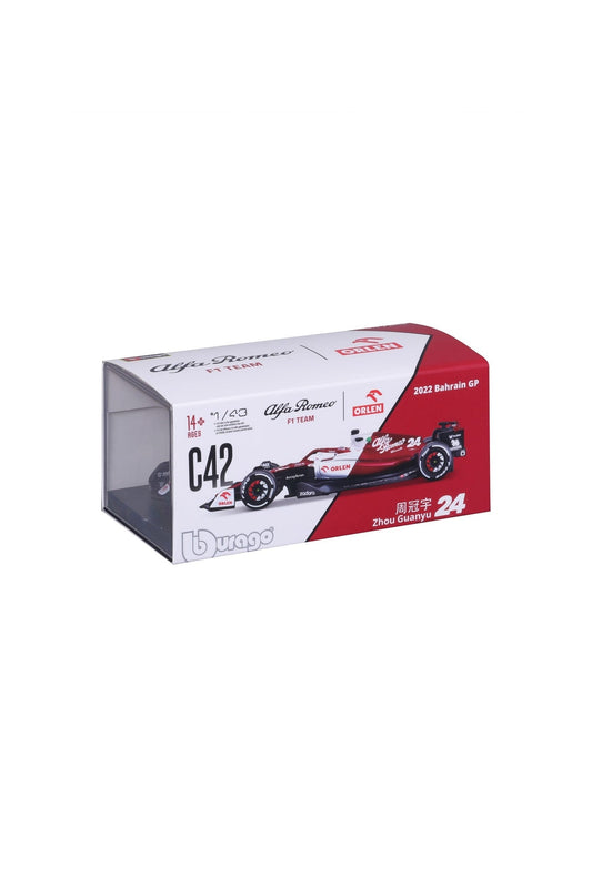 Bburago 1/43 Scale Model - Alfa Romeo F1 Team Orlen C42 #24