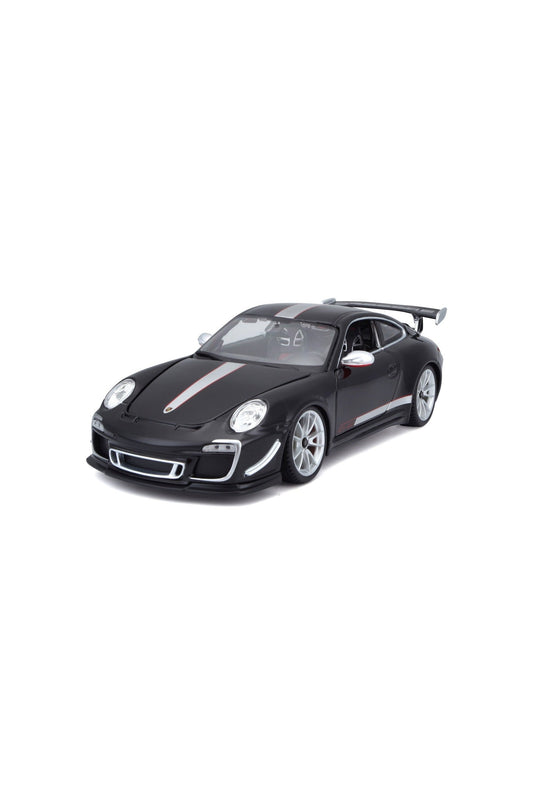 سيارة بورشه 911 GT3 RS 4.0 مصبوبة باللون الأسود بمقياس 1:18 من Bburago