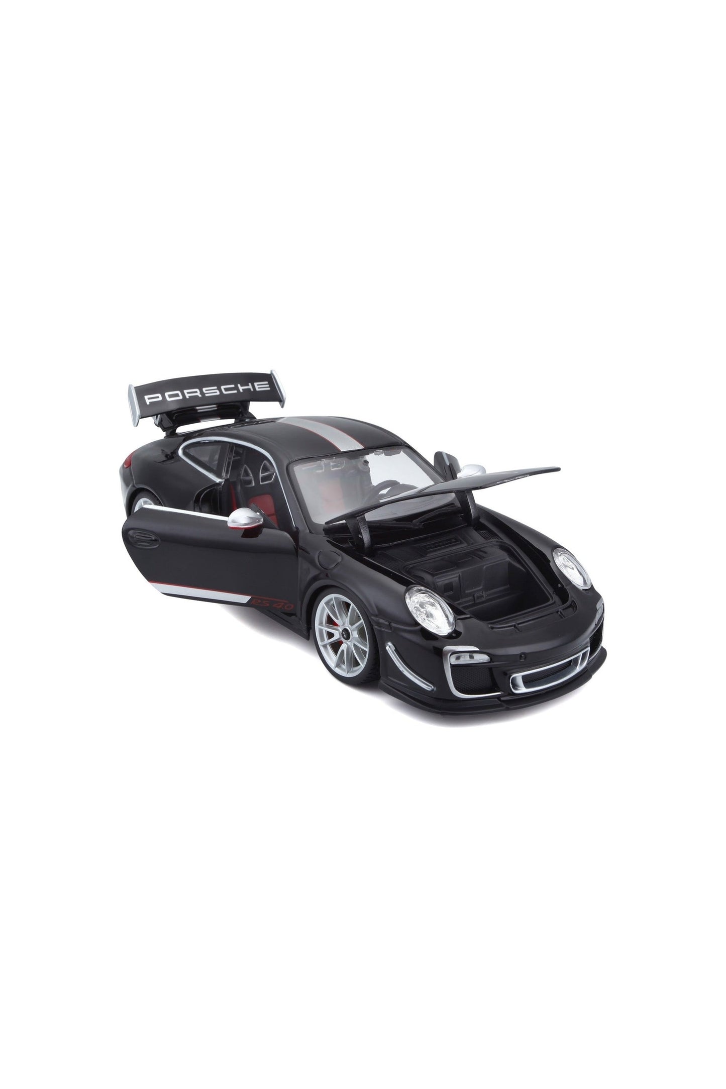 Bburago 1:18 Scale Porsche 911 GT3 RS 4.0 Black Diecast Model Car