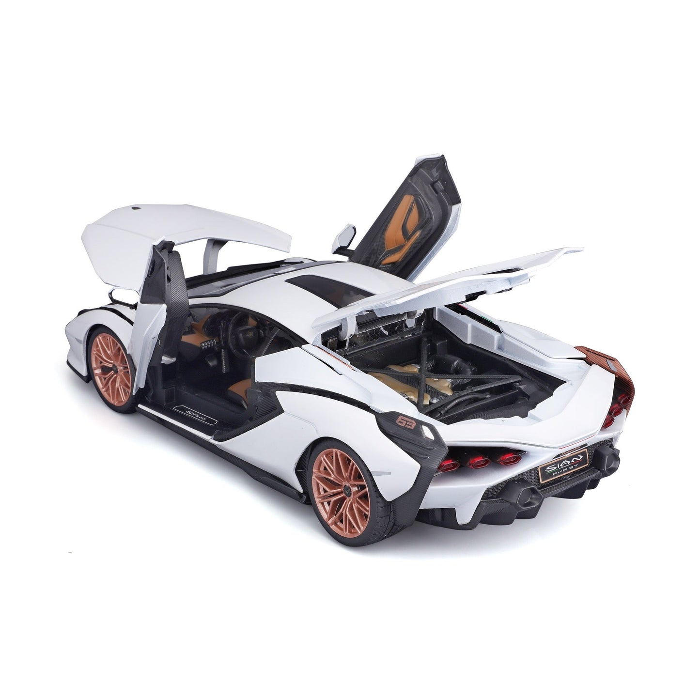 Bburago Lamborghini Sian FKP 37 Bianca 1:18 - Marah Kids