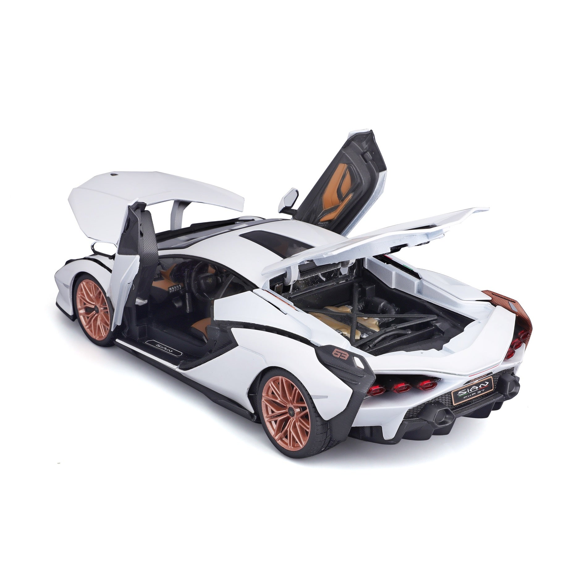 Bburago Lamborghini Sian FKP 37 Bianca 1:18 - Marah Kids