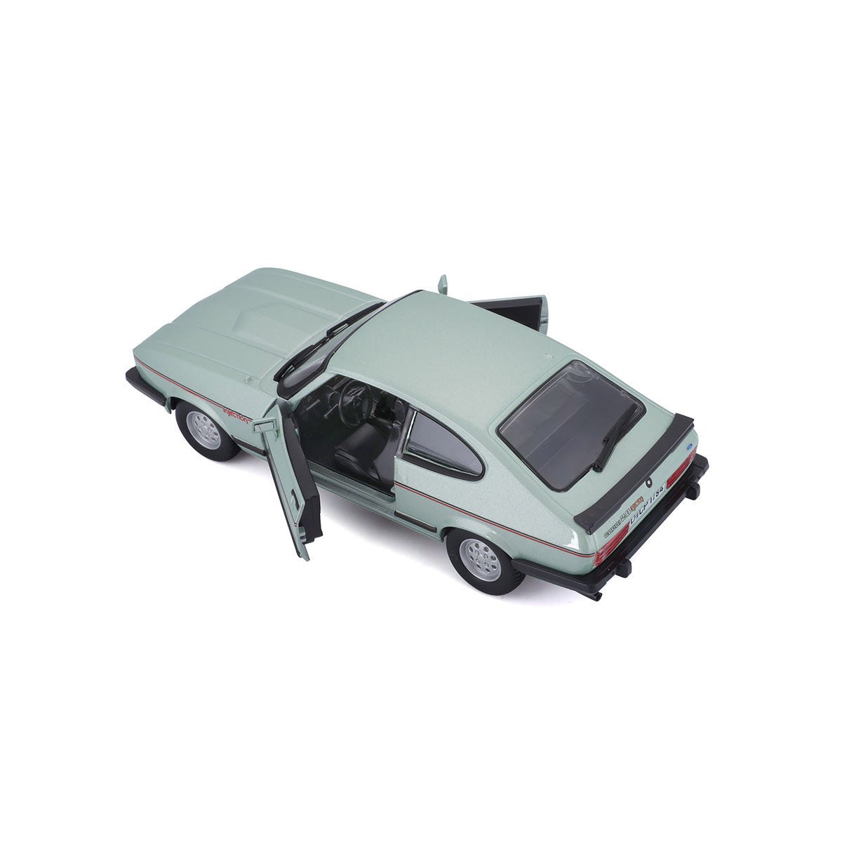 Bburago 1:24 Scale Ford Capri (1982) Ã¢â‚¬â€œ Light Green - Marah Kids