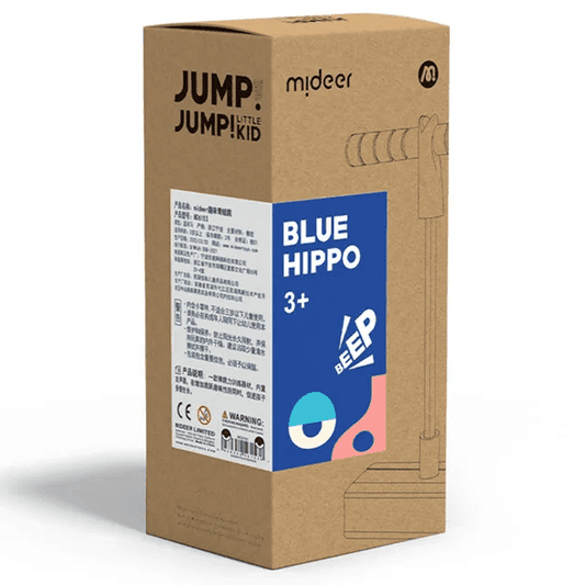 Foam Pogo Jumper - Blue Hippo