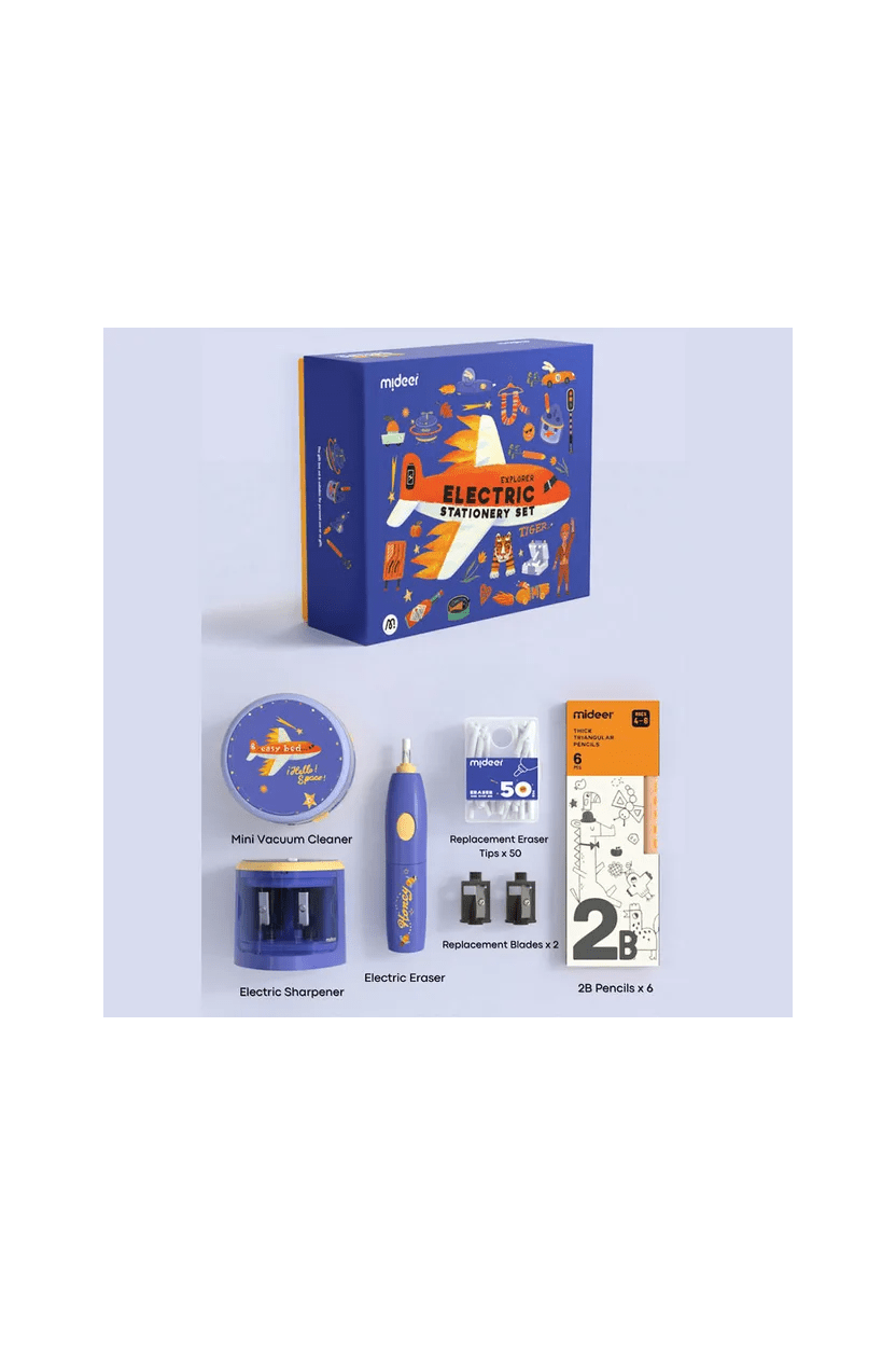Electric Stationery Set - Blue