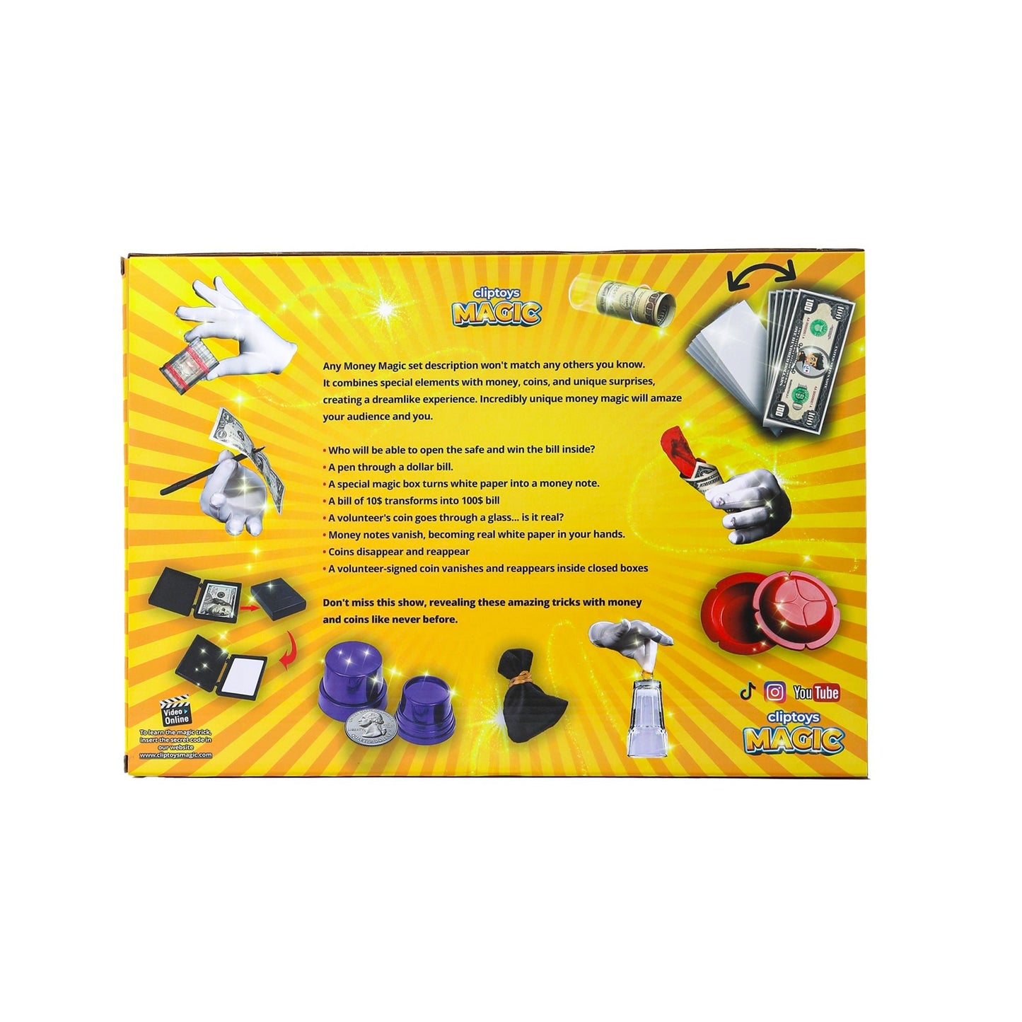 Clip Toys - Money Magic - Marah Kids