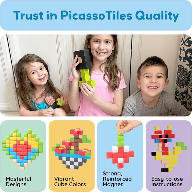 Picasso Magnetic Cubes 108 - pieces - Marah Kids