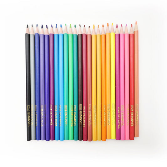 DISNEY SPIDER-MAN 24 COLORED PENCILS WITH SHARPENER