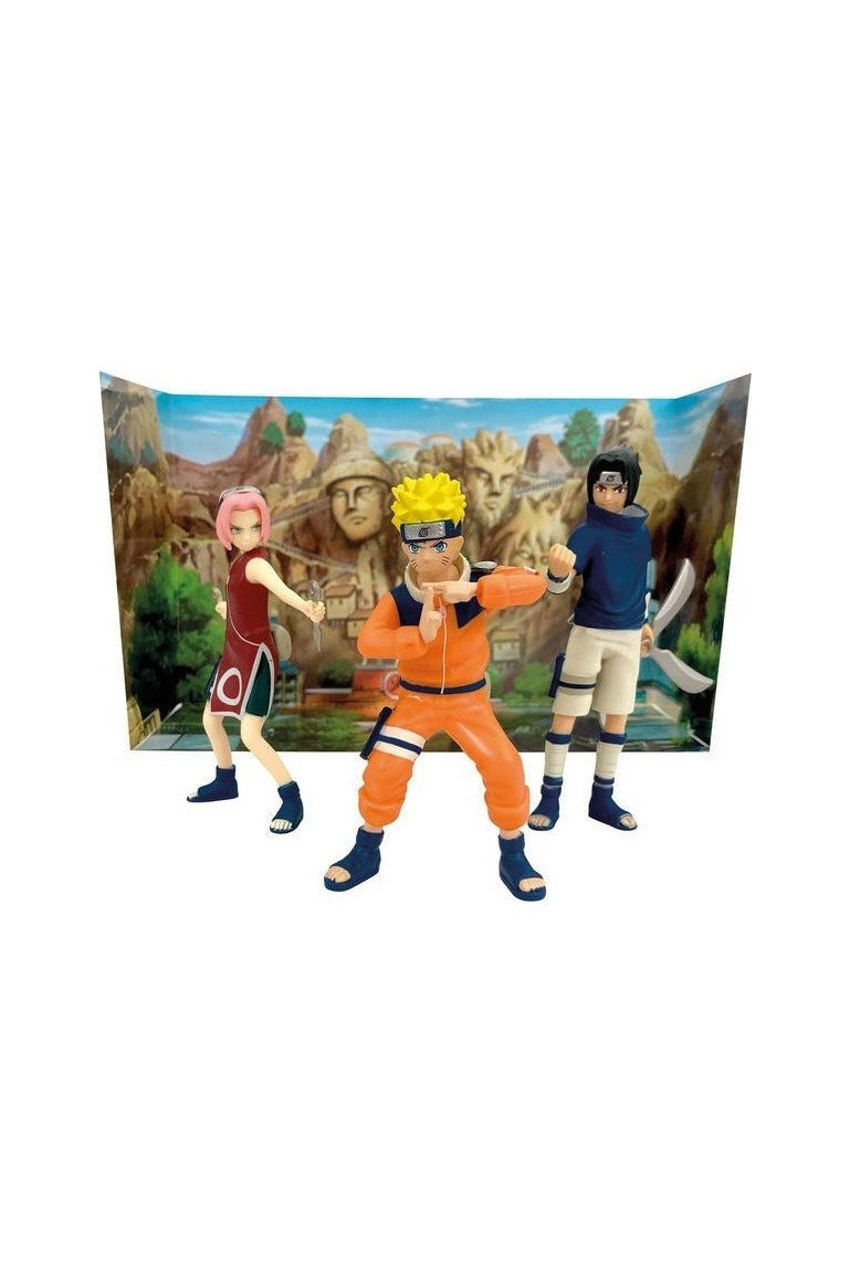 Comansi Naruto Collection Set - 3 Hand - Painted Figurines - Marah Kids